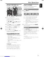 Preview for 15 page of Philips MCM11 User Manual