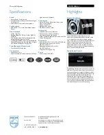 Preview for 2 page of Philips MCM118D Specifications