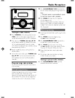 Preview for 15 page of Philips MCM149 User Manual