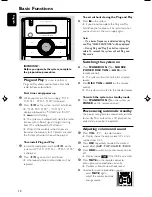 Предварительный просмотр 10 страницы Philips MCM159 User Manual