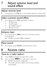 Preview for 23 page of Philips MCM166/12 User Manual