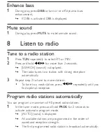 Preview for 23 page of Philips MCM169 User Manual