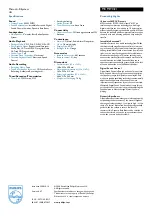 Preview for 2 page of Philips MCM190 Specification Sheet