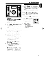 Preview for 15 page of Philips MCM196D/37 User Manual