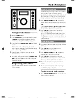 Preview for 15 page of Philips MCM204B User Manual