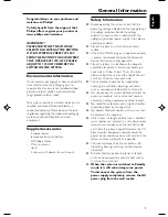 Preview for 7 page of Philips MCM240B User Manual