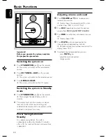 Preview for 12 page of Philips MCM240B User Manual