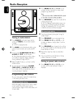 Preview for 16 page of Philips MCM240B User Manual