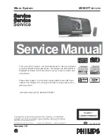 Philips MCM277 Service Manual preview