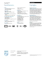 Preview for 2 page of Philips MCM285/55 Specifications