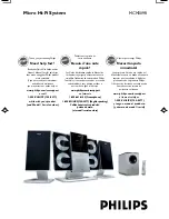 Предварительный просмотр 1 страницы Philips MCM309R Owner'S Manual