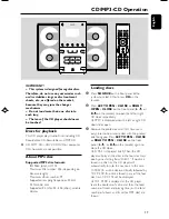 Предварительный просмотр 17 страницы Philips MCM309R Owner'S Manual