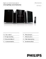 Предварительный просмотр 1 страницы Philips MCM355 User Manual