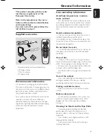 Preview for 7 page of Philips MCM5 User Manual