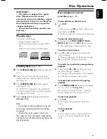 Preview for 17 page of Philips MCM530 User Manual