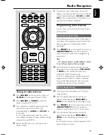 Preview for 21 page of Philips MCM704D Owner'S Manual