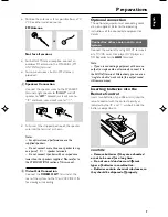 Preview for 9 page of Philips MCV250 User Manual