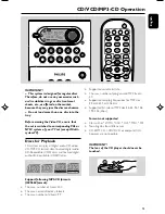 Preview for 13 page of Philips MCV250 User Manual