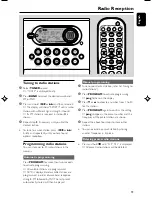 Preview for 19 page of Philips MCV250 User Manual