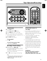 Preview for 21 page of Philips MCV250 User Manual