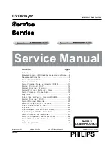 Philips MDV435 Service Manual preview