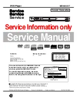 Philips MDV456/17 Service Manual preview