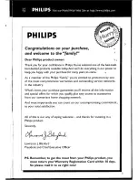 Preview for 5 page of Philips MG-100 Manual