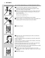 Preview for 56 page of Philips MG1100 Manual