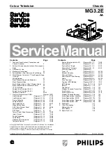 Philips MG3.2E Service Manual preview