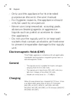 Preview for 10 page of Philips MG3710 User Manual