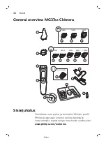 Preview for 36 page of Philips MG3710 User Manual