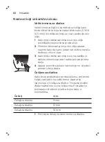 Preview for 60 page of Philips MG3710 User Manual