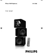 Philips MICRO HI-FI SYSTEM MC108B User Manual preview