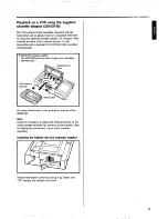 Предварительный просмотр 39 страницы Philips miniExplorer VKR9015 Operating Instructions Manual