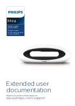 Предварительный просмотр 1 страницы Philips MIRA M560 Extended User Documentation