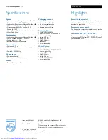 Preview for 2 page of Philips MMS171 - MMS 171 2.1-CH PC Multimedia Speaker Sys Manual