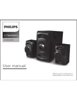 Предварительный просмотр 1 страницы Philips MMS2143B User Manual