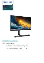 Philips Momentum 252M1 User Manual preview