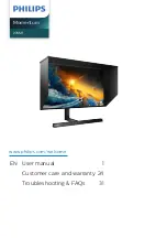 Предварительный просмотр 1 страницы Philips Momentum 276M1 User Manual