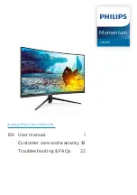 Philips Momentum 325M7C User Manual preview