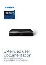 Philips Monolith M995 Extended User Documentation предпросмотр