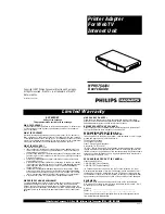 Philips MPR975A101 User Manual предпросмотр