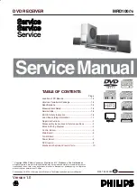 Preview for 1 page of Philips MRD100/78 Service Manual