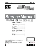 Preview for 1 page of Philips MRD130 Service Manual