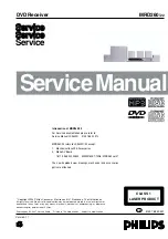 Preview for 1 page of Philips MRD260/37 Service Manual