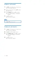 Предварительный просмотр 18 страницы Philips MT3120 User Manual