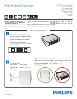 Philips Multi-Protocol Converter Installation Instructions предпросмотр