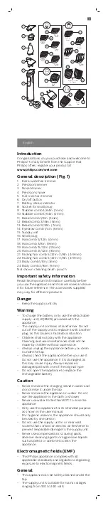 Preview for 2 page of Philips Multigroom MG7790 Manual