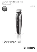 Philips Multigroom Pro QG3380/16 User Manual preview