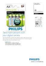 Предварительный просмотр 1 страницы Philips MultiLife R6B4B260 Specification Sheet